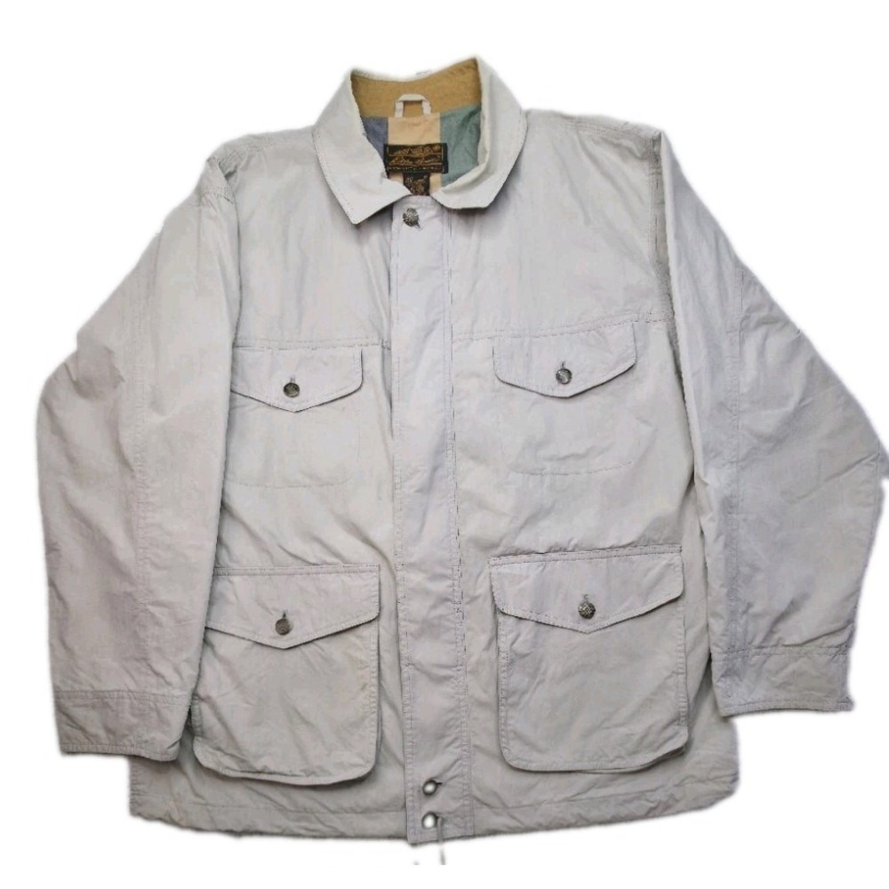 Vintage Eddie Bauer Outdoor Outfitter Men's M Stone Field Jacket 4 Pocket 80s